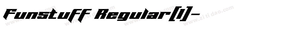 Funstuff Regular(1)字体转换